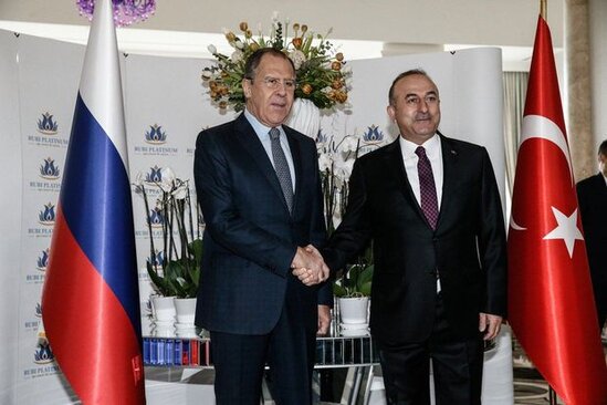 Cavushoglu ve Lavrov Cenubi Qafqazi muzakire etdiler